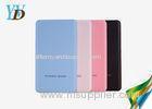 Ultra-thin Hard Leather Mobile Charger Universal Portable Power Bank With 4000mAh