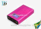 Aluminum 7200mAh Square Universal Portable Power Bank USB Battery Charger