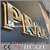 Dimensional Stainless Steel Backlight Channel Letters Shop Front Signs