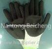 CE PU Coated Cut Resistant Glove Black With Jonnyma Seamless Lined Dip