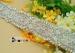 Beaded Pearl Crystal Rhinestone Belt , Rhinestone Trim By The Yard