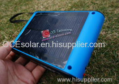 Portable Solar Charger with LED Light /Mini Fan for Walking Outside Sports