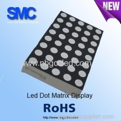 5x8 led dot matrix display