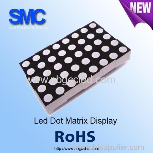 RoHS Led Dot Matrix 5*8 Led Display