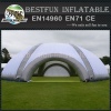 White Inflatable Dome Tent Used for Event