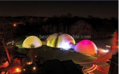 Color changing LED lighting inflatable dome tent