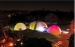 Inflatable igloo tent with LED