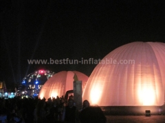 Color changing LED lighting inflatable dome tent