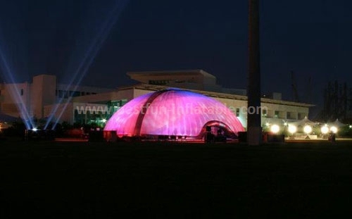 led lighting inflatable dome tents