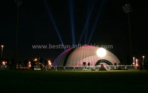 led lighting inflatable dome tents