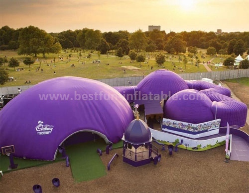 Multifunction inflatable portable temporary Dome