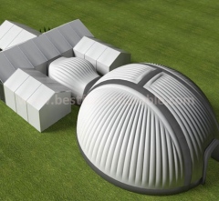 Giant White inflatable dome structures