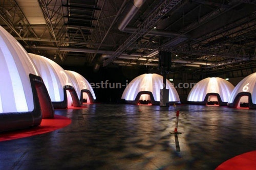 Indoor inflatable lighting Dome tent