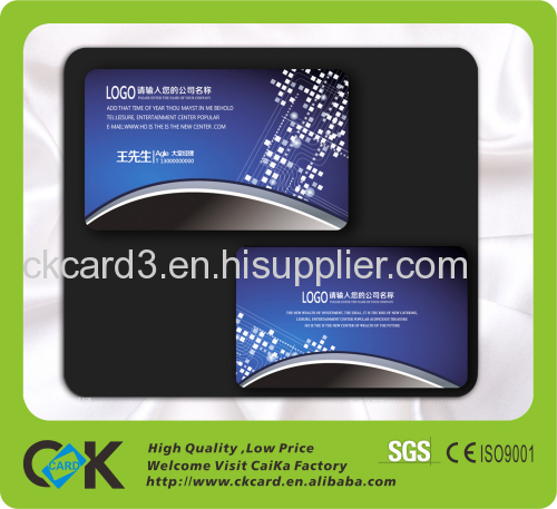 plastic gym membership card with black Magnetic stripe from China supplier