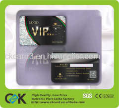 plastic gym membership card with black Magnetic stripe from China supplier