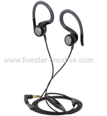Sennheiser OMX60 VC Street II Clip-on Flexible Earhook Earphones with Volume Control
