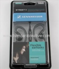Sennheiser OMX60 VC Street II Clip-on Flexible Earhook Earphones with Volume Control
