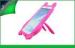 Rabbit Style Pink Silicone Samsung Mobile Phone Cases , Galaxy Note 2 Case
