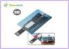 Customzied Credit Card USB Storage Device / Memory Stick Thumb Drive