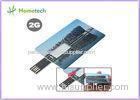 Customzied Credit Card USB Storage Device / Memory Stick Thumb Drive