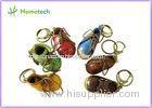 USB 2.0 Leather USB Flash Disk , Green Memory Stick Jump Pen Drive