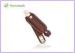 High Capacity Brown Leather USB Flash Disk USB 2.0 16GB for Student