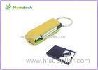 16GB USB 2.0 Leather USB Flash Disk / Yellow Leather U Disk Windows Vista