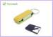 16GB USB 2.0 Leather USB Flash Disk / Yellow Leather U Disk Windows Vista