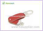 16GB / 32GB Leather USB Flash Disk , Rectangle Memory Pen Drive