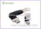 Key Chain Leather USB Flash Disk / Flash Memory Stick Pen Thumb Drive