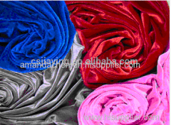 100% Polyester span velvet fabric