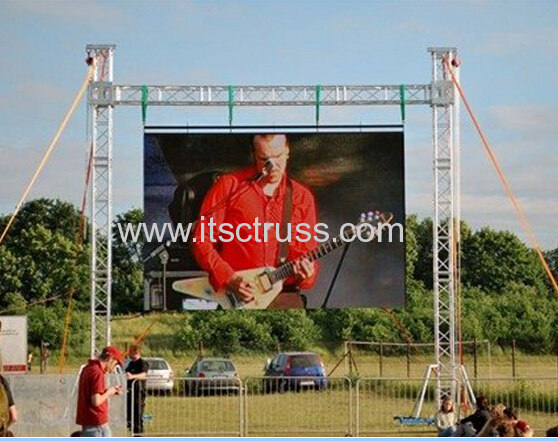 60 x 40ft heavy duty ledisplay goalpost