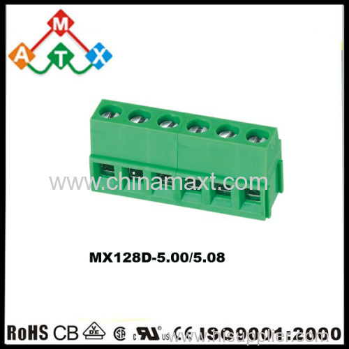 5.08mm 5.0mm 24-12AWG PCB Terminal connectors Screw Terminal Block