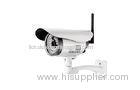 H.264 Glass Lens Outdoor Wifi IP Camera CMOS Sensor , IR Cut IP Camera