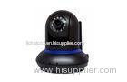 Black High Resolution Wireless Indoor IP Camera , Infrared IP Cameras