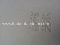 250gsm embossing cover furniture tri-fold leaflet advertising softcover book printing