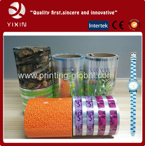 PVC heat transfer film for watch brand