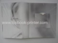 Print high-grade sponge binding cover design gold stamped tri-layer hardcover or hardback photobooks