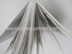 Print high-grade sponge binding cover design gold stamped tri-layer hardcover or hardback photobooks