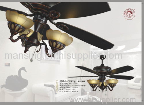 52"new style decorative ceiling fan light