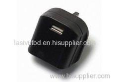 2 pin Ktec 5V US, UK, EU, AU plug Universal USB Power Adapter for mobile phone / MP3 / MP4