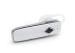 White A2DP / AVRCP Apple Bluetooth Headphone With Caller ID Broadecast Voice