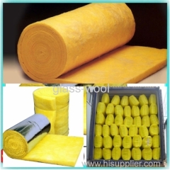 fiberglass wool roll glass wool blanket thermal insulation 50mm glass wool