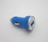 Universal Phone USB Car Adaptor Mini USB Car Charger Blue