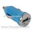 Blue Bullet Portable USB Car Adaptor , 5V 1A Micro USB Car Charger