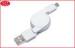 Reel USB To Micro Retractable Data Cable Sync For Sansung HTC Blackberry Phone