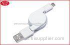 Reel USB To Micro Retractable Data Cable Sync For Sansung HTC Blackberry Phone