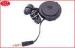Gold Plating 3.5MM Plug Retractable Earbuds Flat PU cable for Mobile phone