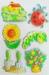 flower tree house Soft Custom Holographic Stickers 3D Shinning spring type