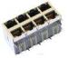 J20-0114NL Conn Rj45 2x4 Pulse Jack For Industrial Network Switch LPJ47312A43NL